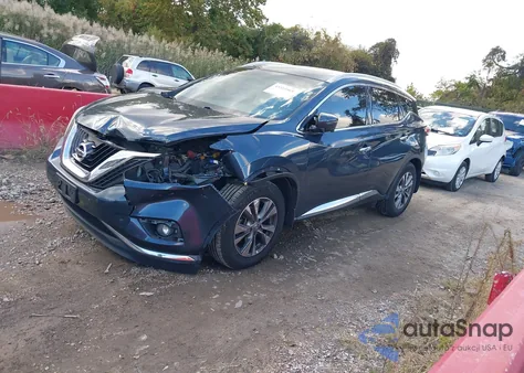 2018 Nissan Murano Sl from USA, damaged, VIN 5N1AZ2MH9JN137296